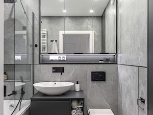 Minimalistyczna i nowoczesna łazienka - zdjęcie od Emmi Kuchnie i Wnętrza