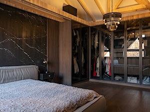 Dom z sypialnią i łazienką na poddaszu - Sypialnia, styl industrialny - zdjęcie od Emmi Kuchnie i Wnętrza