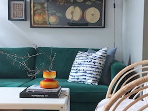 Mieszkanie z antresolą - Salon, styl skandynawski - zdjęcie od GOGA studio