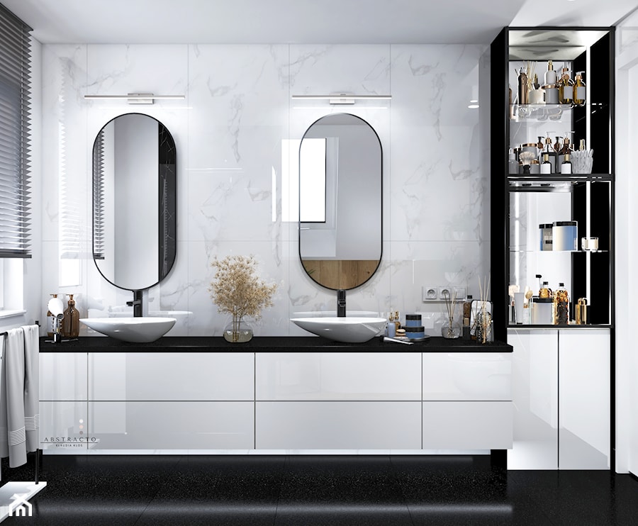 Projekt łazienki 13m2 - Łazienka, styl nowoczesny - zdjęcie od Pracownia Abstracto