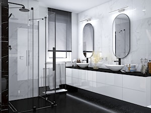 Projekt łazienki 13m2 - Łazienka, styl nowoczesny - zdjęcie od Pracownia Abstracto