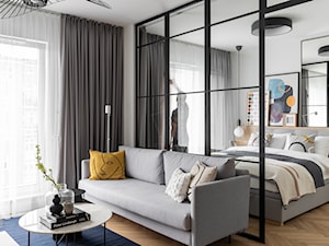 Mieszkanie miłośnika dizajnu w Gdyni- KINK Interiors - Sypialnia - zdjęcie od INKADR Natalia Kaczmarek