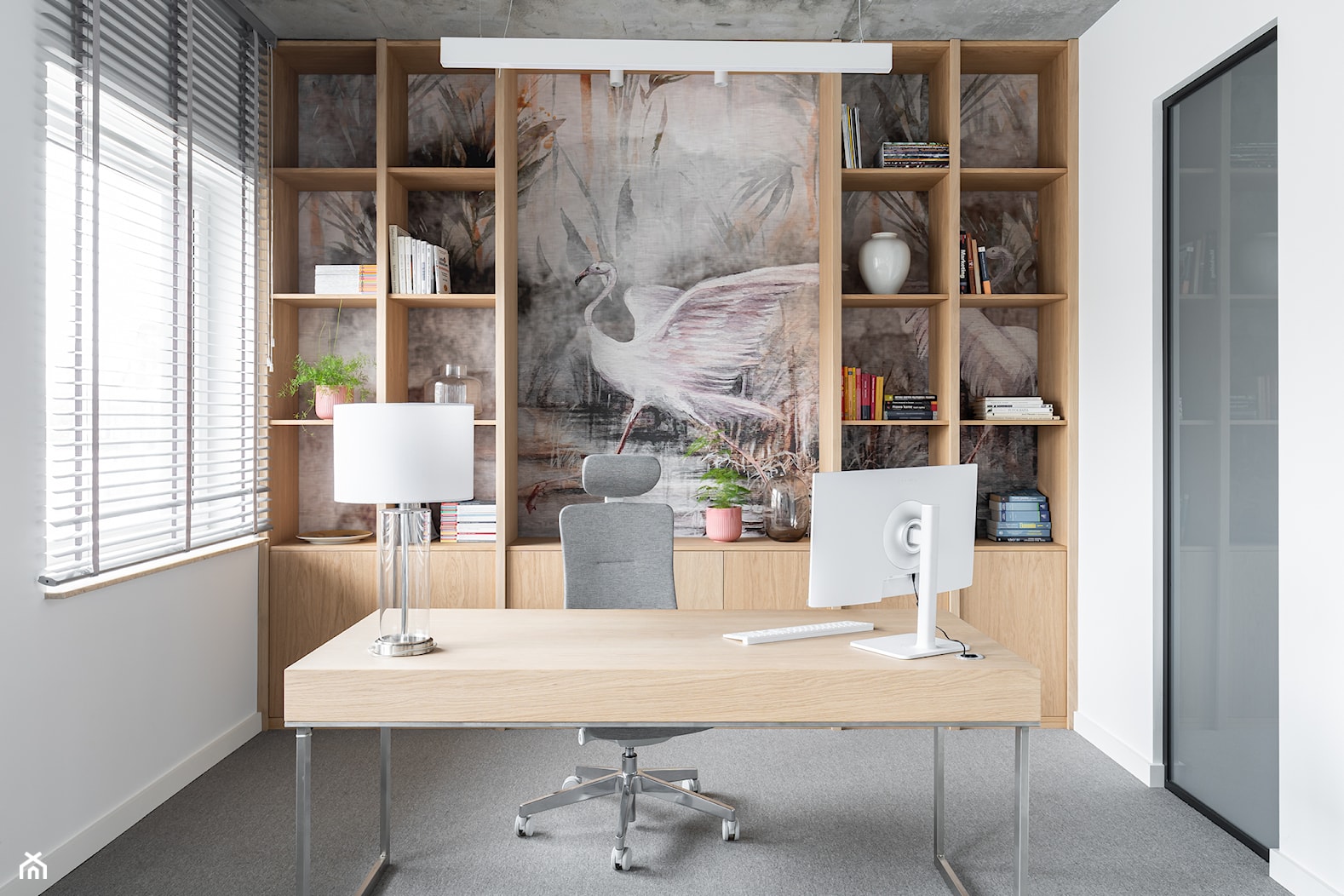 Wyjątkowy projekt przestrzeni biurowej od Darii Przewłóckiej Wnętrza - Biuro - zdjęcie od INKADR Natalia Kaczmarek - Homebook