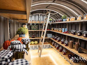 Eco Secret® II piwnica ogrodowa / piwniczka na wino / gotowa spiżarnia / ziemianka - zdjęcie od NAWI Design
