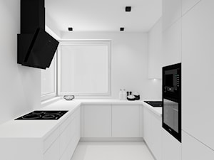 Projekt koncepcyjny salonu z aneksem kuchennym - Kuchnia, styl nowoczesny - zdjęcie od MoNo Projekty Wnętrz