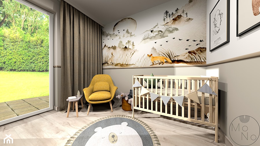 Pokój dziecięcy 10m² - Pokój dziecka, styl skandynawski - zdjęcie od MoNo Projekty Wnętrz