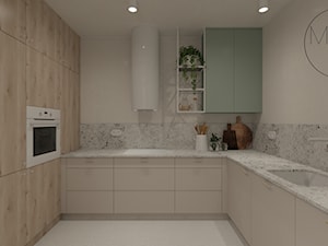 Mieszkanie 56m² - Kuchnia, styl nowoczesny - zdjęcie od MoNo Projekty Wnętrz