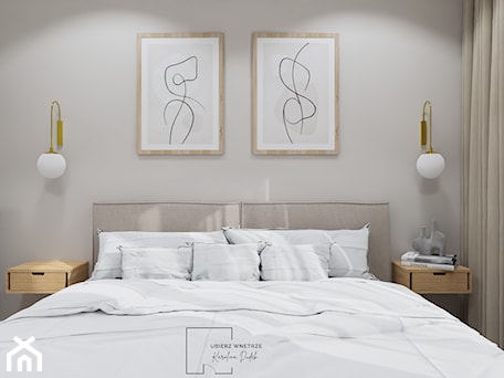 Aranżacje wnętrz - Łazienka: CLASSIC & CALM BEDROOM - Ubierz Wnętrze Karolina Dudek. Przeglądaj, dodawaj i zapisuj najlepsze zdjęcia, pomysły i inspiracje designerskie. W bazie mamy już prawie milion fotografii!