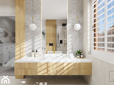 Aranżacje wnętrz - Łazienka: CLASSIC & CALM BATHROOM - Ubierz Wnętrze Karolina Dudek. Przeglądaj, dodawaj i zapisuj najlepsze zdjęcia, pomysły i inspiracje designerskie. W bazie mamy już prawie milion fotografii!