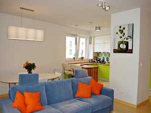 Kolorowe mieszkanie - Salon, styl nowoczesny - zdjęcie od Gutdesign