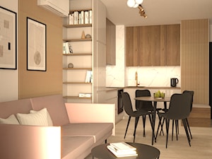 salon w krakowskim mieszkaniu na wynajem - zdjęcie od KZ Home Design