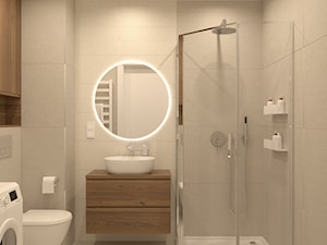 łazienka w nowoczesnym mieszkaniem na wynajem - zdjęcie od KZ Home Design