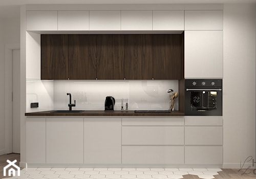 Mieszkanie łączone w jedno - kuchnia - zdjęcie od KZ Home Design
