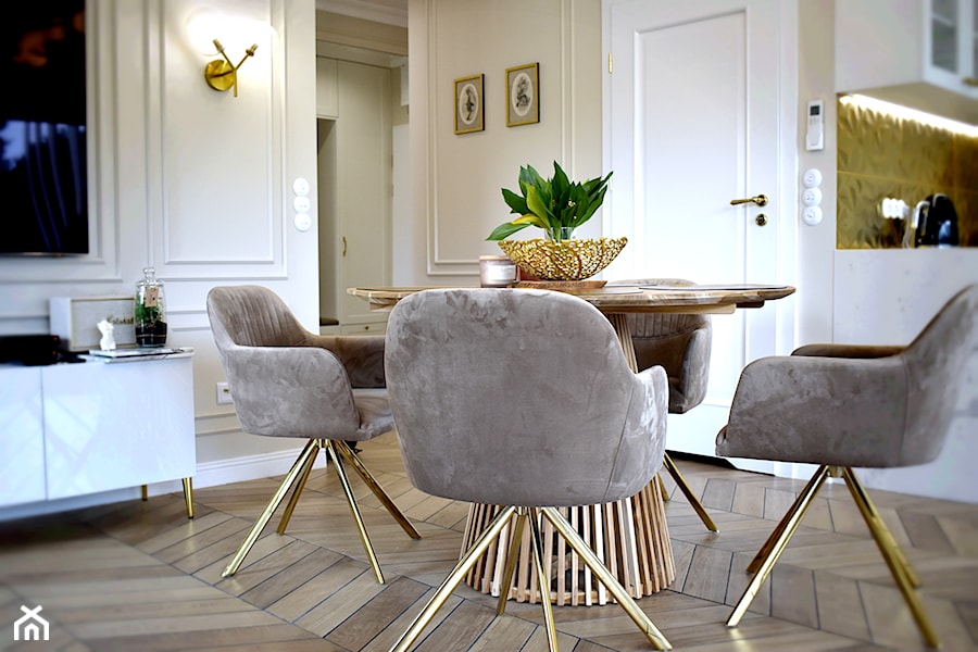 Wusmakowany apartament w stylu modern classic - Salon - zdjęcie od Biuro Projektowe Wolf-Art