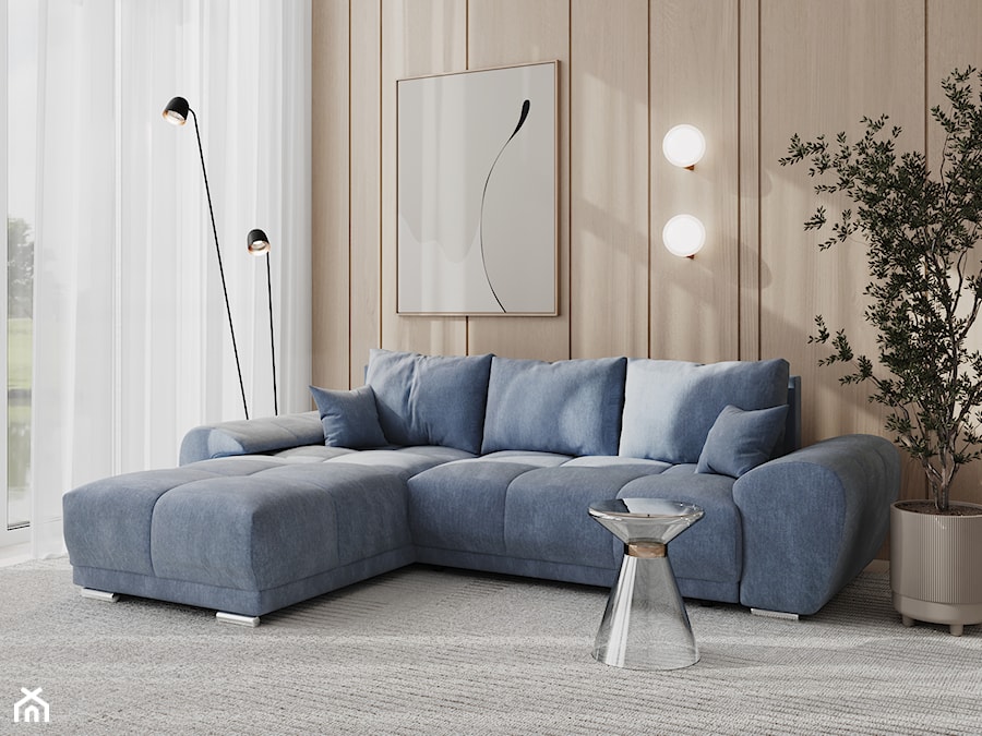 Sofa niebeska - zdjęcie od dinana.studio
