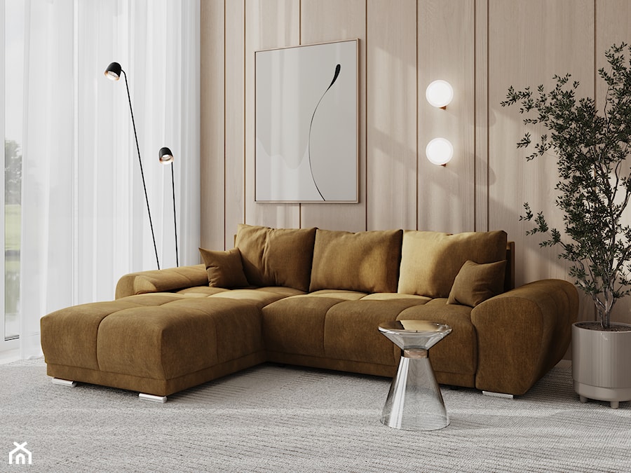 Sofa żółta - zdjęcie od dinana.studio