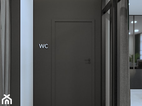 Aranżacje wnętrz - Wnętrza publiczne: Projekt łazienki dla gości w kancelarii w Iławie - Projektowanie Wnętrz Weronika Lesińska. Przeglądaj, dodawaj i zapisuj najlepsze zdjęcia, pomysły i inspiracje designerskie. W bazie mamy już prawie milion fotografii!