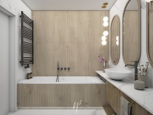 Przytulna łazienka - zdjęcie od Nkwadrat Studio