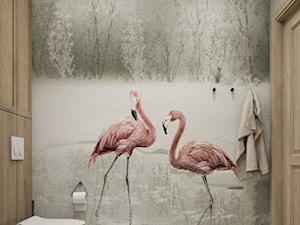 Rustykalne flamingi