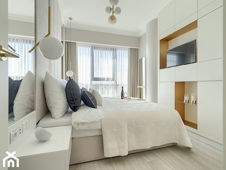 Aranżacje wnętrz - Sypialnia: Apartament Hanza Tower w Szczecinie- Home Staging - ReFresh Home - Home Staging Szczecin. Przeglądaj, dodawaj i zapisuj najlepsze zdjęcia, pomysły i inspiracje designerskie. W bazie mamy już prawie milion fotografii!