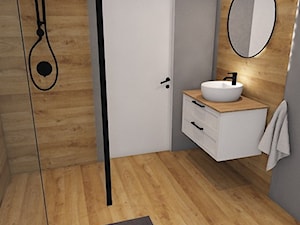 Łazienka w stylu industrialnym - zdjęcie od Aranżacja wnętrz- Dobrosława Zmyślona