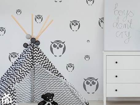 Aranżacje wnętrz - Pokój dziecka: Sowy - szablon malarski wielokrotny dla dzieci - Nakleo Art&Wall Decor. Przeglądaj, dodawaj i zapisuj najlepsze zdjęcia, pomysły i inspiracje designerskie. W bazie mamy już prawie milion fotografii!