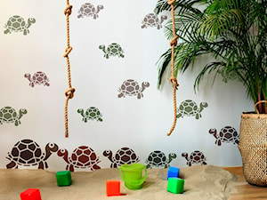 Żółwik- szablon malarski wielokrotny dla dzieci - zdjęcie od Nakleo Art&Wall Decor