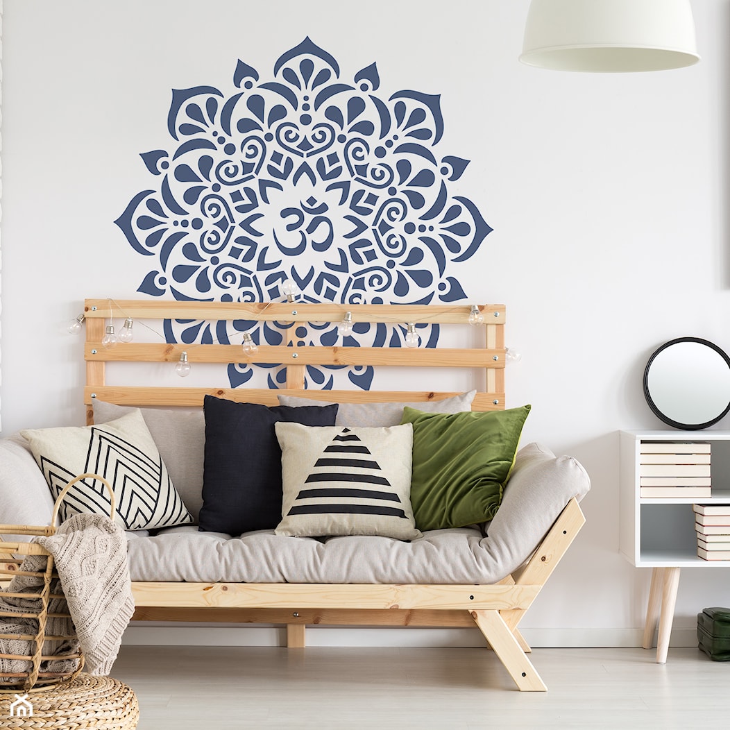 OM Mandala - szablon malarski wielokrotny - zdjęcie od Nakleo Art&Wall Decor - Homebook