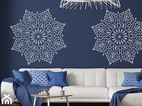 Aranżacje wnętrz - Salon: Kwadratowa Mandala - szablon malarski wielokrotny - Nakleo Art&Wall Decor. Przeglądaj, dodawaj i zapisuj najlepsze zdjęcia, pomysły i inspiracje designerskie. W bazie mamy już prawie milion fotografii!