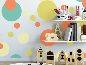 Kółka - szablon malarski wielokrotny dla dzieci - zdjęcie od Nakleo Art&Wall Decor