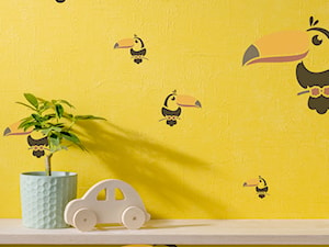Tukan - szablon malarski wielokrotny dla dzieci - zdjęcie od Nakleo Art&Wall Decor