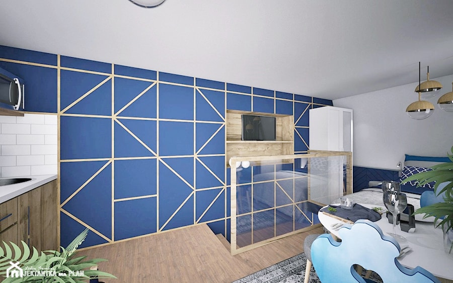 APARTAMENT nr 2 Zakopane - na wynajem krótkoterminowy - Salon, styl nowoczesny - zdjęcie od Projektantka ma PLAN