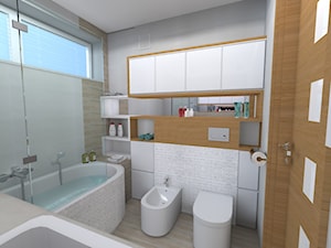 Projekt łazienki - Łazienka, styl nowoczesny - zdjęcie od Patrycja Bedyk Studio Projektowe