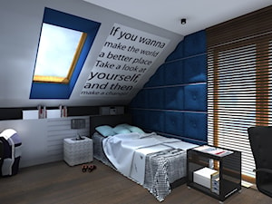 Projekt pokoju dla 16-latka - zdjęcie od Patrycja Bedyk Studio Projektowe