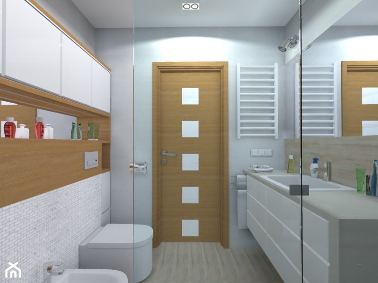 Projekt łazienki - Łazienka, styl nowoczesny - zdjęcie od Patrycja Bedyk Studio Projektowe - Homebook