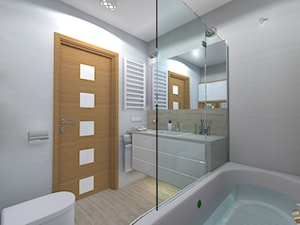Projekt łazienki - Łazienka, styl nowoczesny - zdjęcie od Patrycja Bedyk Studio Projektowe
