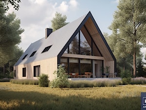 Dom w stylu skandynawskim, minimalistycznym, dwupiętrowy. - zdjęcie od KXR Architekci | Architekt & Architekt wnętrz Rzeszów