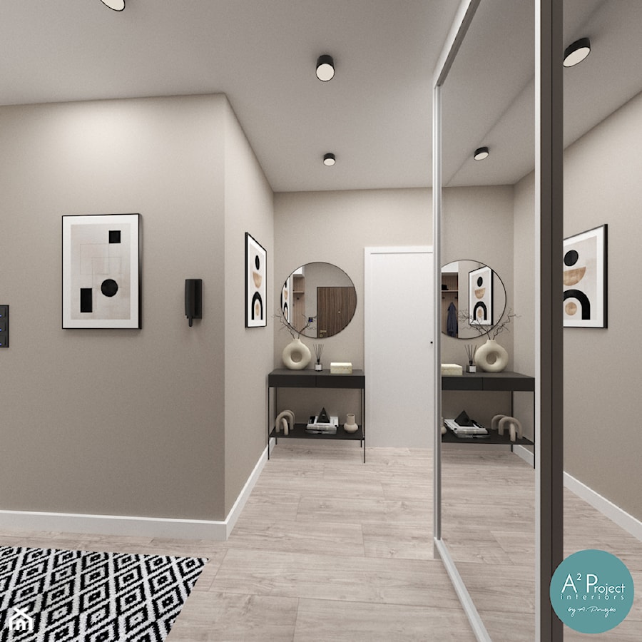 SALON PO SKANDYNAWSKU 🤎 MIESZKANIE 47 m² - zdjęcie od 𝗔²𝗣𝗿𝗼𝗷𝗲𝗰𝘁 𝗶𝗻𝘁𝗲𝗿𝗶𝗼𝗿𝘀