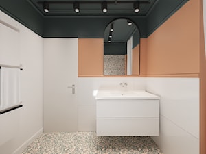 łazienka w kawalerce - zdjęcie od ZA-PROJEKTOWANE pracownia projektowania wnętrz