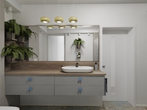 łazienka w domu jednorodzinnym - zdjęcie od ZA-PROJEKTOWANE pracownia projektowania wnętrz