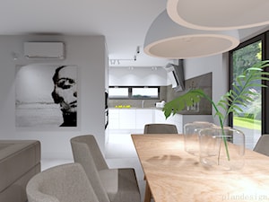 dom Zielonka - Jadalnia, styl nowoczesny - zdjęcie od Plan Design projektowanie wnętrz online