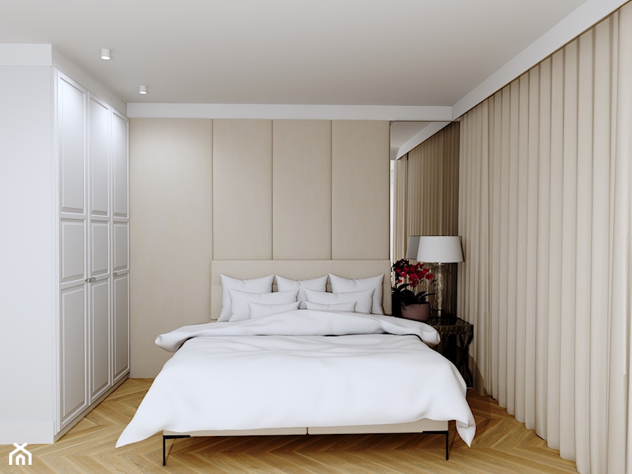 mieszkanie w kamienicy - Sypialnia - zdjęcie od Plan Design projektowanie wnętrz online