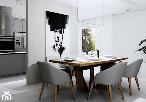 projekt wnętrza domu nowoczesnego - Salon, styl minimalistyczny - zdjęcie od Plan Design projektowanie wnętrz online