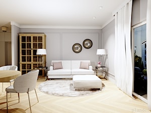 mieszkanie w kamienicy - Salon - zdjęcie od Plan Design projektowanie wnętrz online