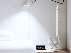 kawalerka Urzecze - Sypialnia, styl nowoczesny - zdjęcie od Plan Design projektowanie wnętrz online