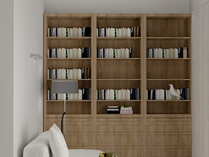 dom koło Bydgoszczy - Salon, styl minimalistyczny - zdjęcie od Plan Design projektowanie wnętrz online