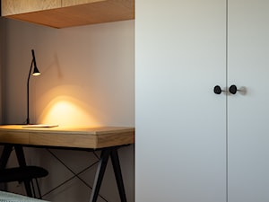 Apartament ul. Chałupnika Kraków - Sypialnia, styl minimalistyczny - zdjęcie od GRID Studio Projektowe