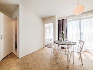 Apartament ul. Piłsudskiego Kraków - Jadalnia, styl vintage - zdjęcie od GRID Studio Projektowe