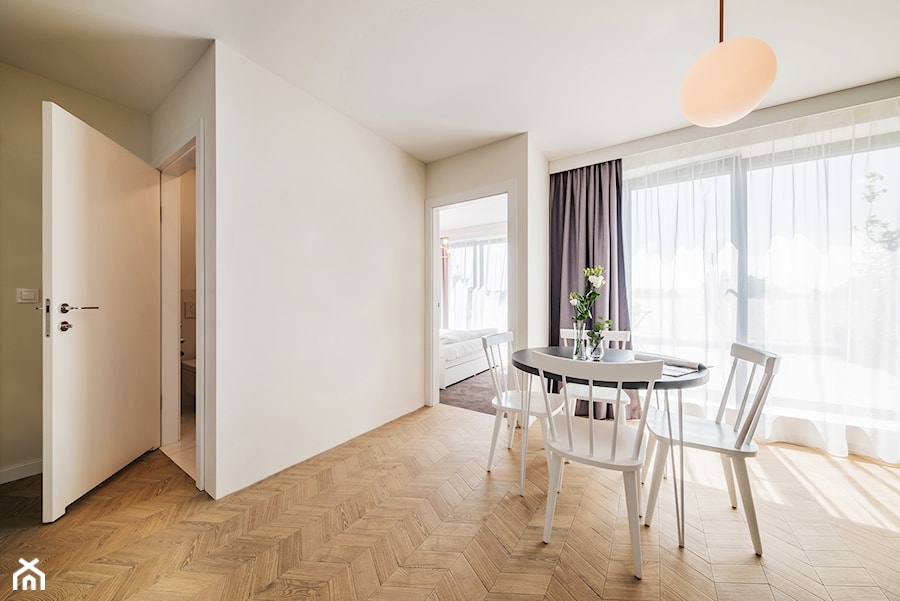 Apartament ul. Piłsudskiego Kraków - Jadalnia, styl vintage - zdjęcie od GRID Studio Projektowe