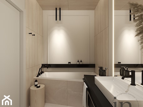 Aranżacje wnętrz - Łazienka: Mała łazienka z wanną - Infinity Interior Design. Przeglądaj, dodawaj i zapisuj najlepsze zdjęcia, pomysły i inspiracje designerskie. W bazie mamy już prawie milion fotografii!